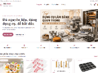 Website bán nguyên liệu và dụng cụ làm bánh