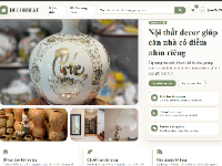 Website bán nội thất decor