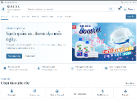Website bán nước giặt và nước xả vải trực tuyến