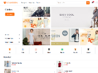 Website bán quần áo Clothes
