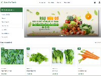Website bán rau củ trực tuyến