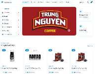 Website bán sản phẩm cà phê Trung Nguyên