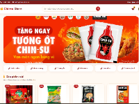 Website bán sản phẩm Chinsu và gia vị gia đình