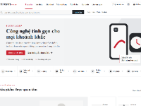 Website bán sản phẩm Huawei store