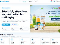 Website bán sản phẩm TH true MILK