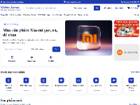 Website bán sản phẩm Xiaomi