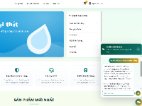 Website bán sơn và vật tư thi công có AI hỗ trợ bán hàng