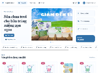 Website bán sữa chua Yogurt House
