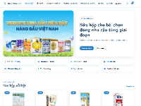 Website bán sữa hộp cho bé