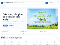 Website bán sữa tươi sữa chua vinamilk