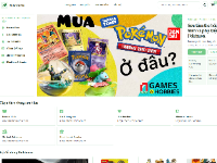 Website bán thẻ bài Pokémon và mô hình Pokémon