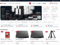 Website bán thiết bị Canon