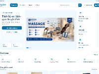 Website bán thiết bị chăm sóc sức khỏe