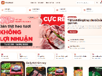 Website bán thịt tươi và sản phẩm chế biến từ thịt