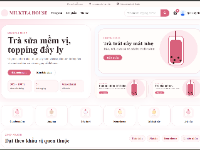 Website bán trà sữa MILKTEA
