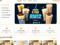 Website bán trà sữa MilkTea House