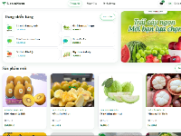 Website bán trái cây sạch GreenFarm
