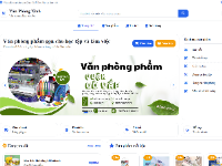 Website bán văn phòng phẩm Văn Phòng Xinh