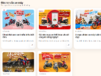 Website bán xe máy giao diện đẹp