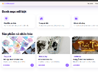 Website chợ đồ thủ công và sản phẩm cá nhân hóa