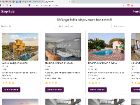 Website cho thuê nhà nghỉ dưỡng Homestead