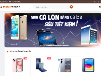 Website cửa hàng điện thoại online