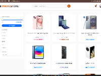 Website cửa hàng điện thoại online giao diện mới nhất 2026