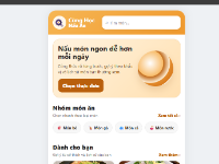 Website Cùng Học Nấu Ăn php mysql