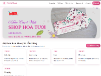 Website đặt hoa tươi bó hoa thiết kế riêng