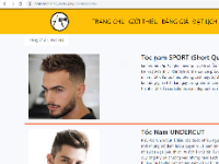 Website đặt lịch cắt tóc online php codeIgniter + báo cáo