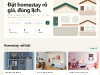 Website Đặt Lịch Homestay Tích Hợp AI