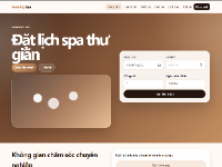 Website Đặt Lịch Spa Serenity