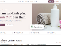 Website đặt lịch spa và massage trực tuyến