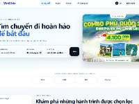 Website đặt tour du lịch VietVista Travel