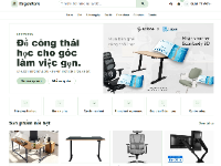 Website ErgoWork bán ghế công thái học