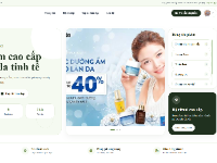 Website giới thiệu mỹ phẩm cao cấp