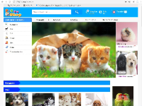 Website giới thiệu thú cứng php thuần giao diện đẹp