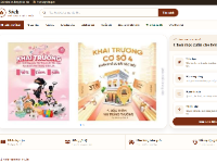 Website nhà sách trực tuyến mới