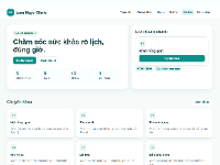 Website quản lý bệnh viện và đặt lịch khám bệnh trực tuyến