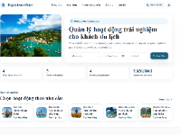 Website quản lý booking tour trải nghiệm