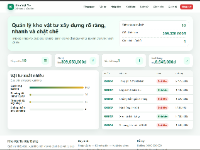 Website quản lý kho vật tư xây dựng đơn giản