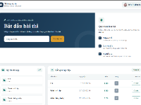 Website quản lý thi trắc nghiệm trực tuyến