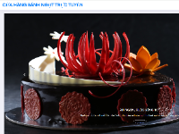 Website quản lý tiệm bánh giao diện đẹp php