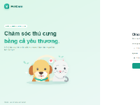 Website quản lý và chăm sóc thú cưng