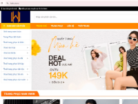 Website shop thời trang, có sẵn 34 sản phẩm full tính năng, tải về cài đặt dùng được ngay