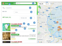 Website tìm kiếm cửa hàng công nghệ có api google map