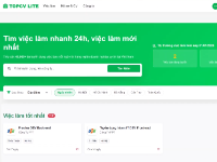 Website tuyển dụng việc làm Topcv Lite mới nhất 2026
