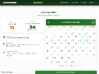 Website xem lịch vạn niên data 10 năm từ 2024 đến 2035