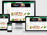Wordpress - Website bán thực phẩm sạch, tạp hóa, siêu thị mini