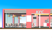 Xây dựng quán KFC bằng VRML